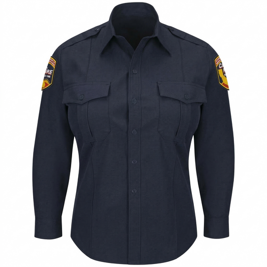 CAL FIRE WorkRite Long Sleeve Nomex Shirt - Womens - Nomex wildland shirt