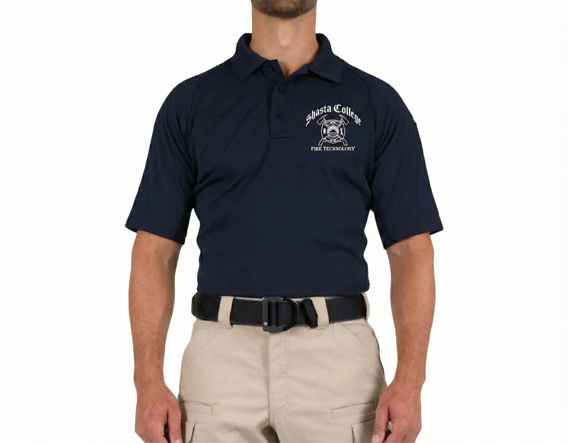 SC Fire Tech Men's Performance Polo - detail view