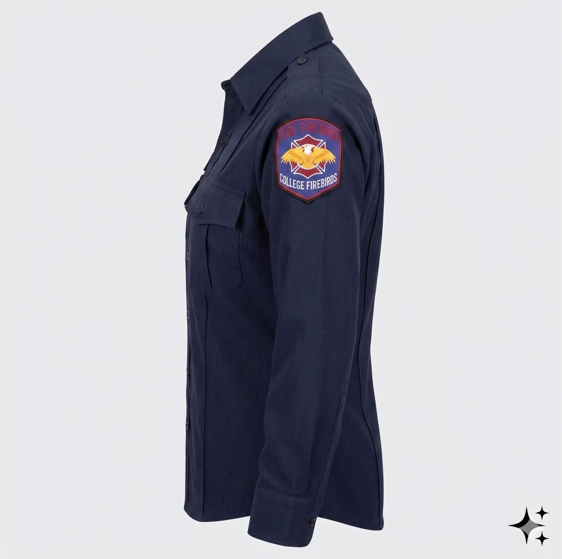 COS Fire Academy WorkRite Women's Long Sleeve Nomex Shirt - detail view