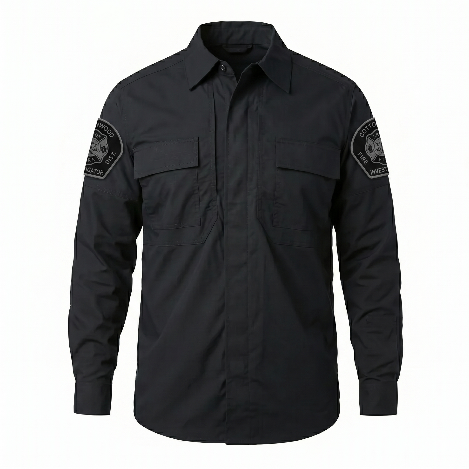 ALL RISK Uniforms AI-generated graphic