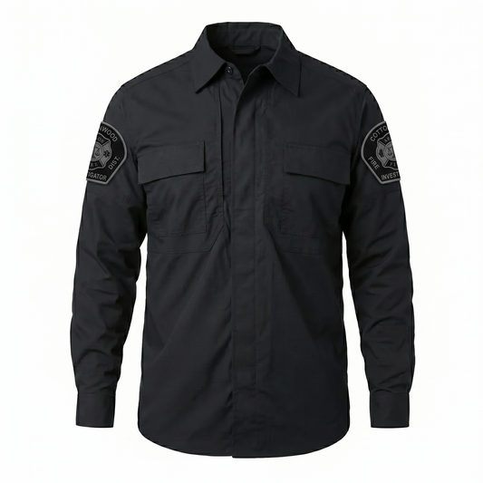 ALL RISK Uniforms AI-generated graphic