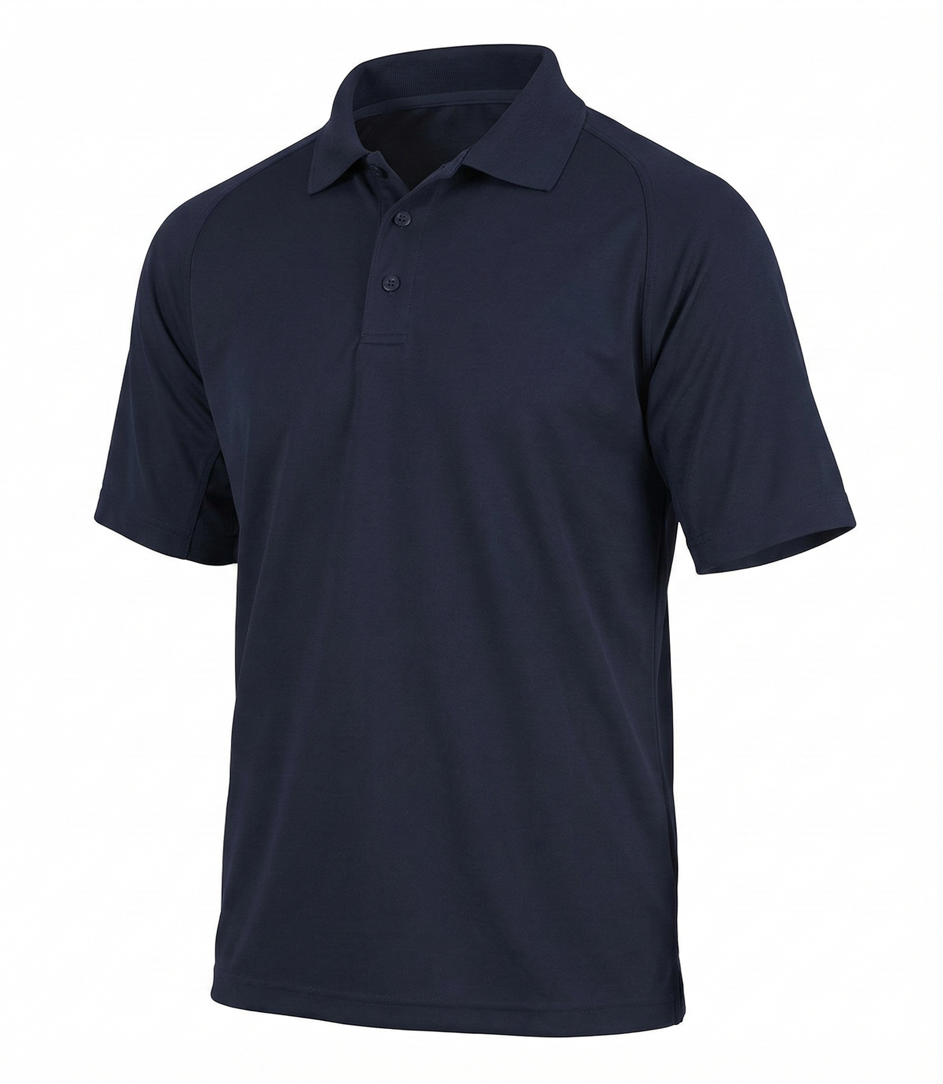 First Tactical Men's Performance Short Sleeve Polo - Midnight Navy - detail view