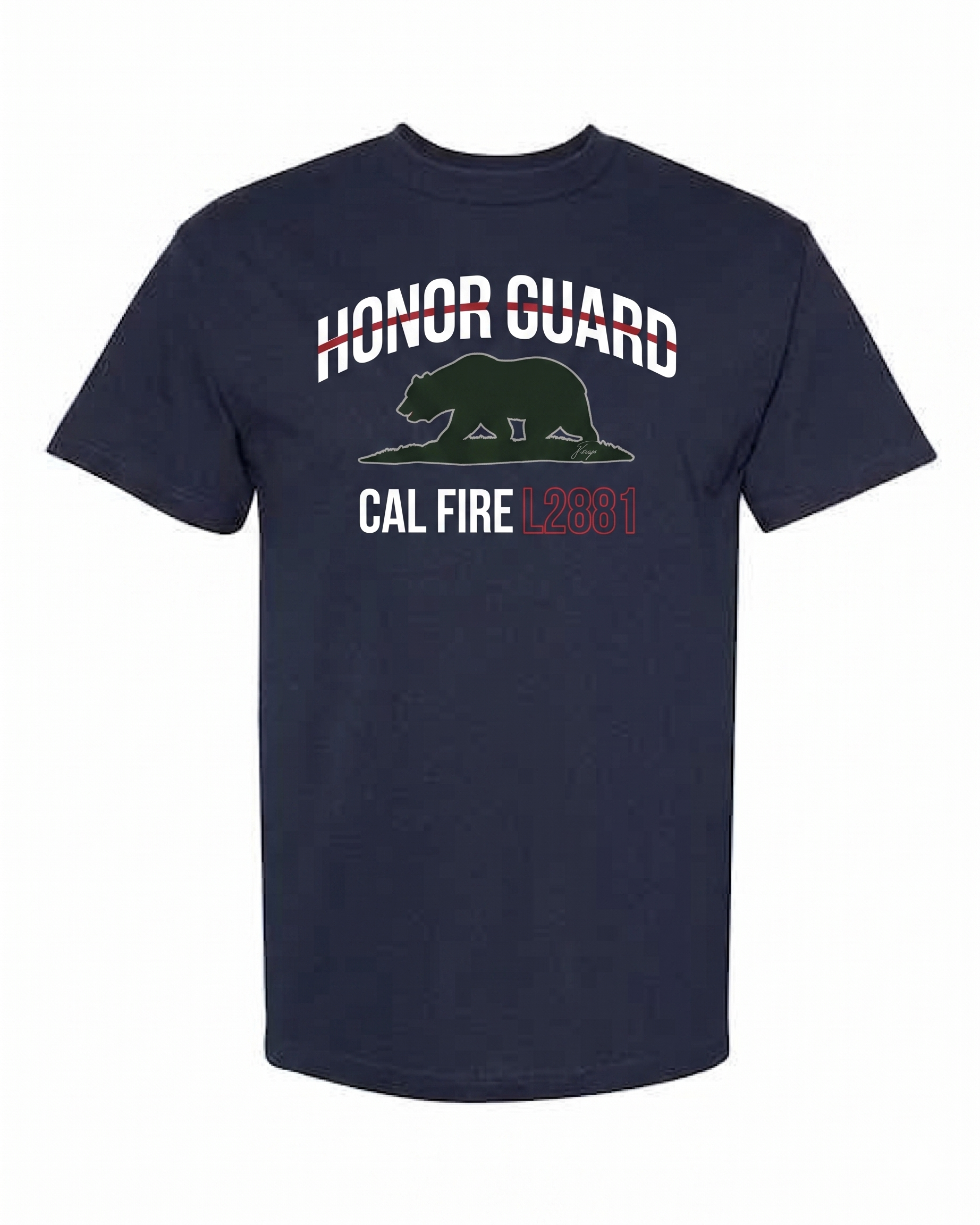 L2881 Honor Guard Lightweight Short Sleeve Shirt By Independent - detail view