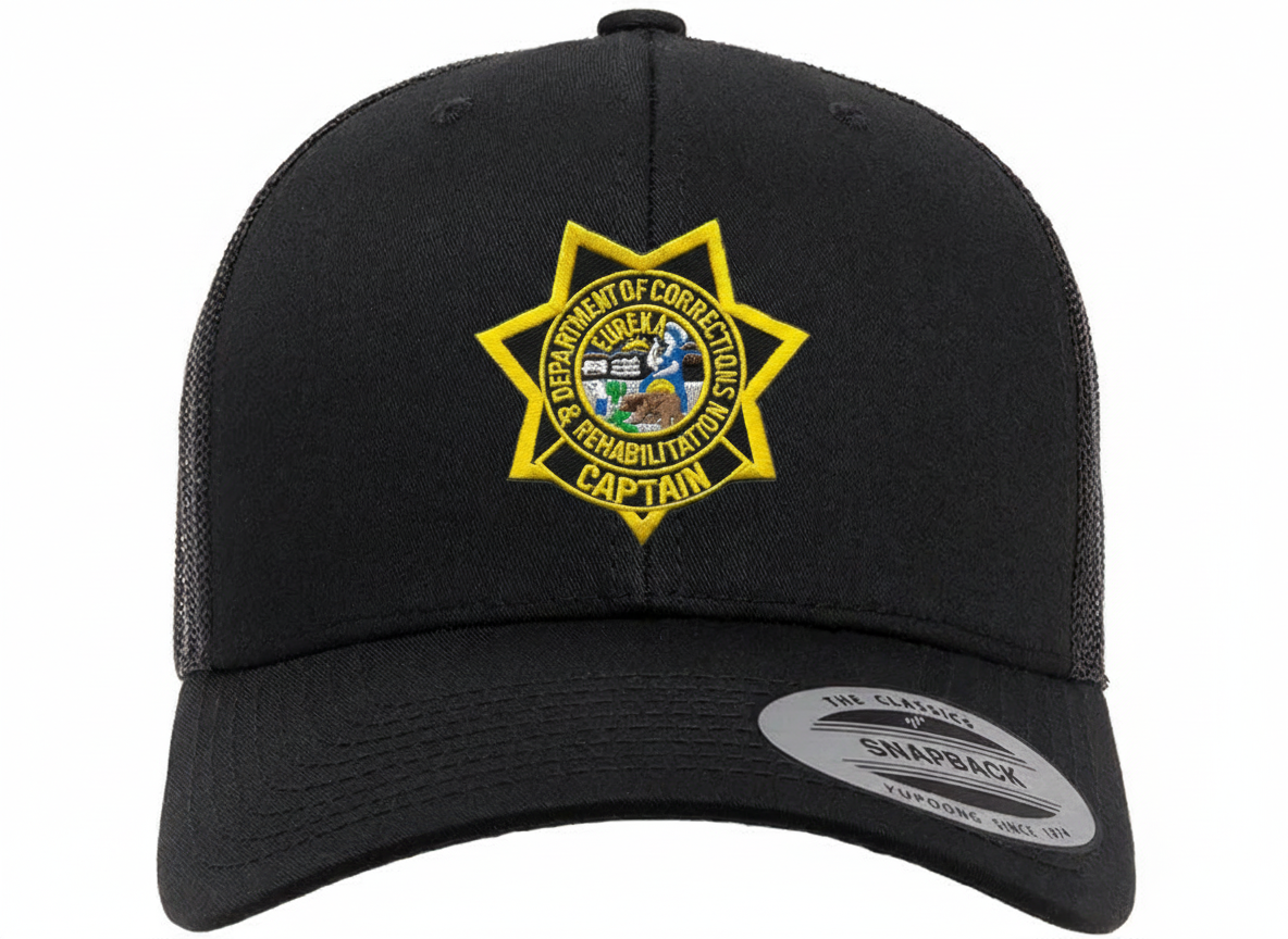 CDCR 6 Panel Captains Hat