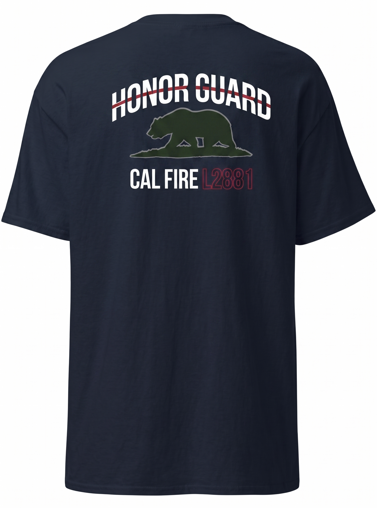L2881 Honor Guard Heavyweight Short Sleeve Shirt By Pro Club - detail view