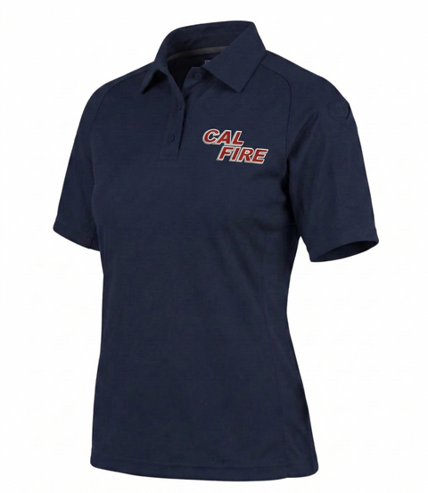CAL FIRE First Tactical Womens Performance Short Sleeve Polo