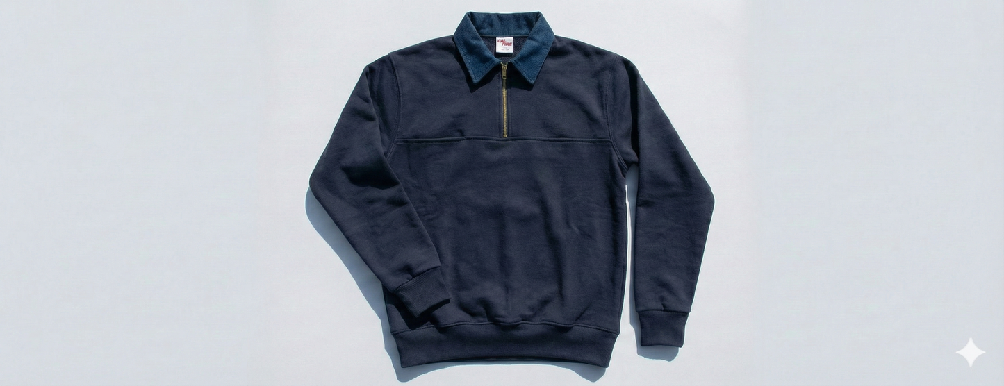 Denim Collar Job shirt - additional view