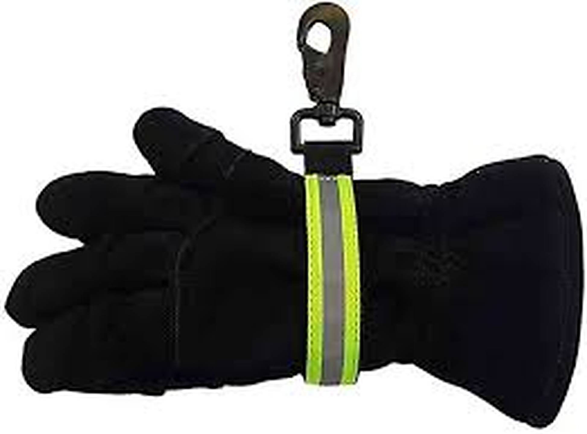 Glove Strap - Hi Viz Green - detail view