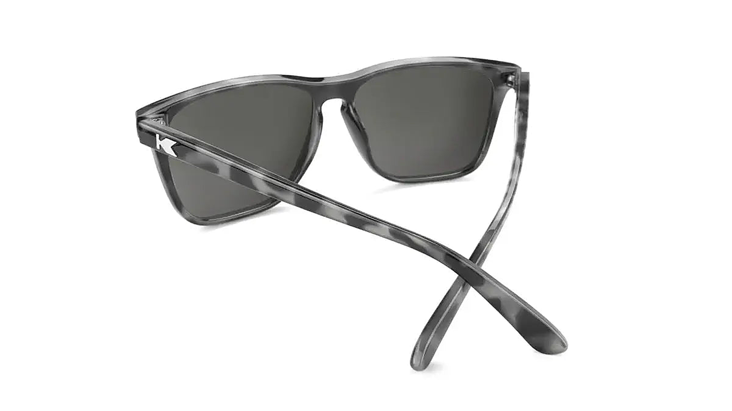 Granite Tortoise Shell / Silver Smoke Fast Lanes - Knockaround Sunglasses - side view