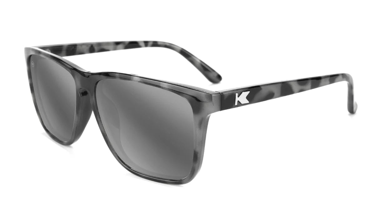 Granite Tortoise Shell / Silver Smoke Fast Lanes - Knockaround Sunglasses