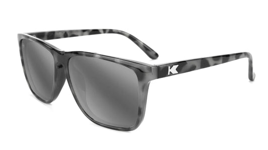 Granite Tortoise Shell / Silver Smoke Fast Lanes - Knockaround Sunglasses