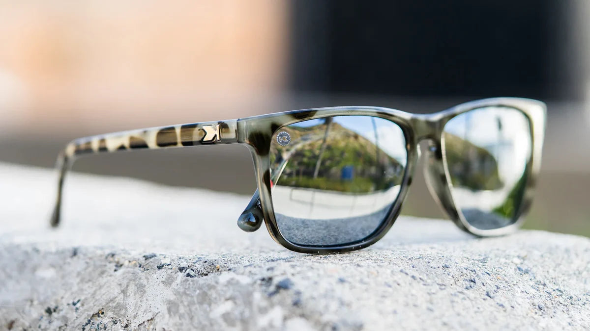 Granite Tortoise Shell / Silver Smoke Fast Lanes - Knockaround Sunglasses
