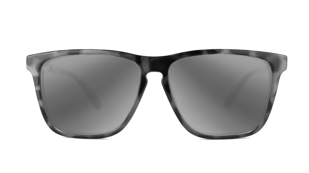 Granite Tortoise Shell / Silver Smoke Fast Lanes - Knockaround Sunglasses
