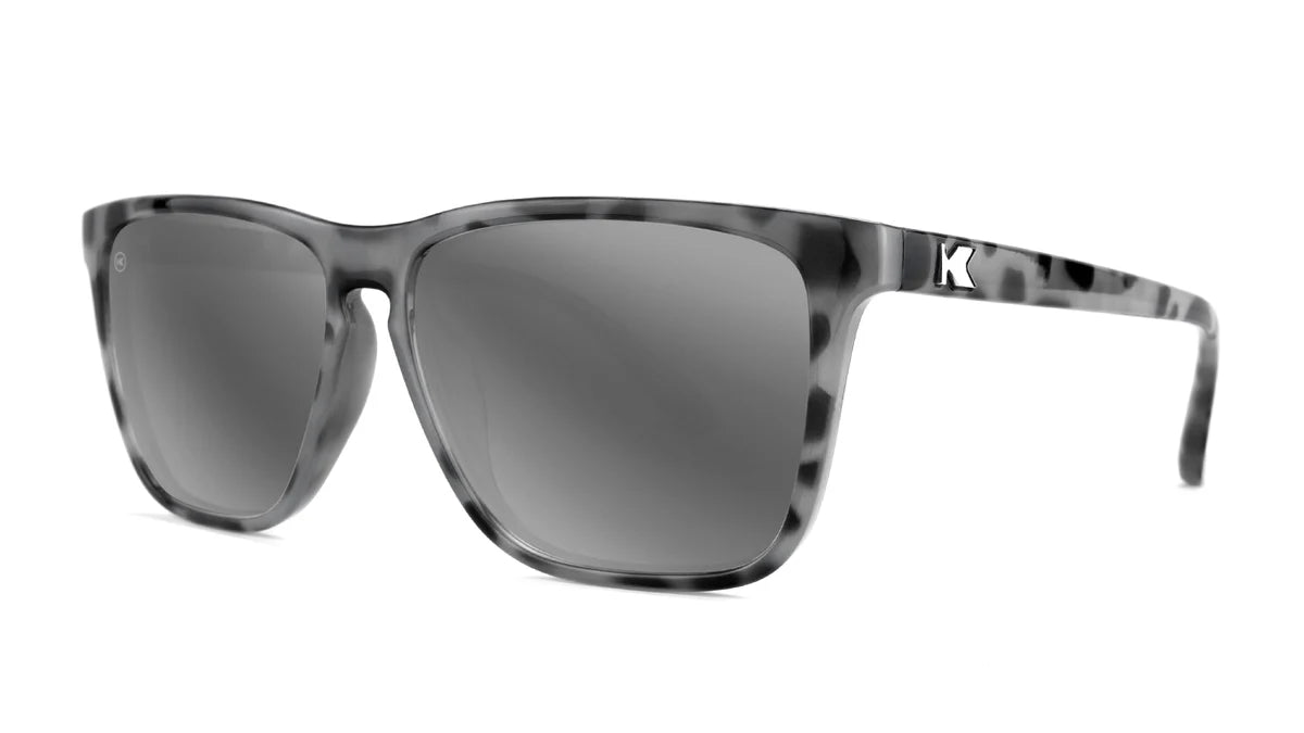 Granite Tortoise Shell / Silver Smoke Fast Lanes - Knockaround Sunglasses