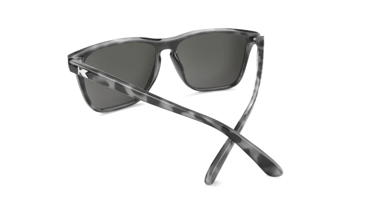 Granite Tortoise Shell / Silver Smoke Fast Lanes - Knockaround Sunglasses