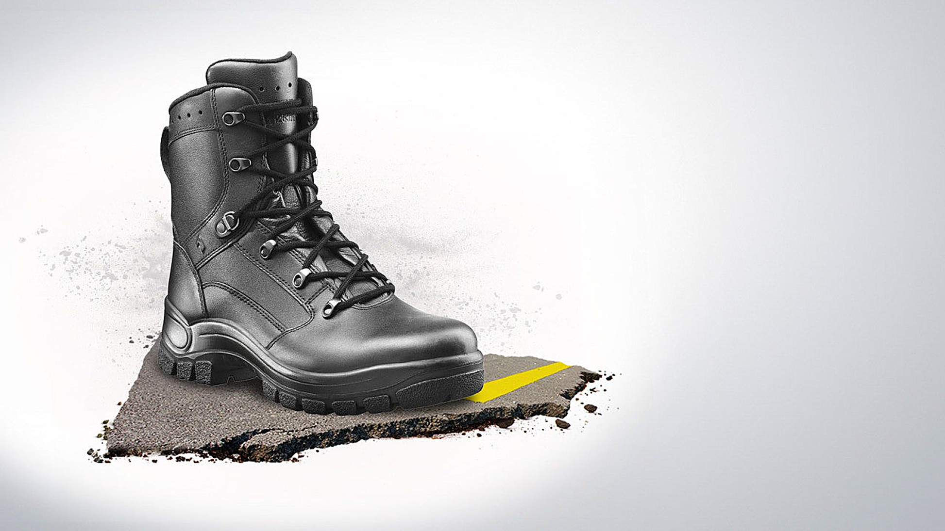 HAIX Airpower P7 High Winter � black tactical winter boot, main product shot