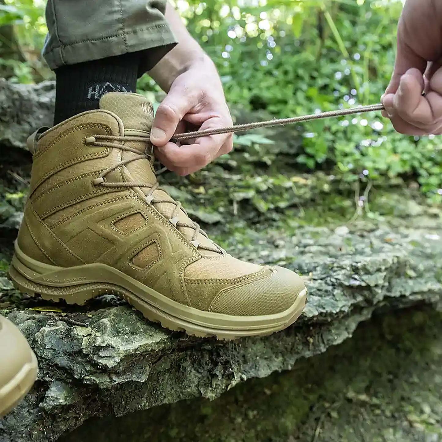 HAIX BE Ath 2.1 V Coyote smart lacing