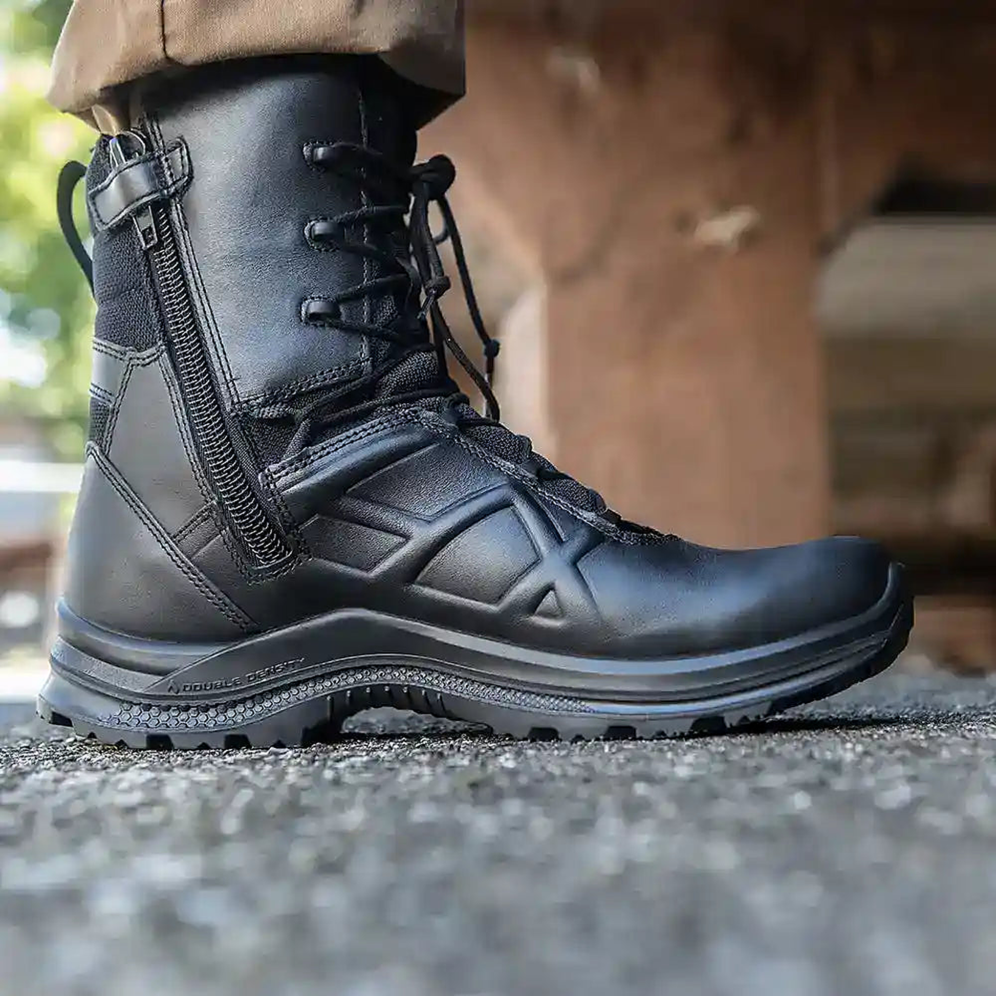 HAIX BE Tac 2.0 GTX High SZ side zipper detail
