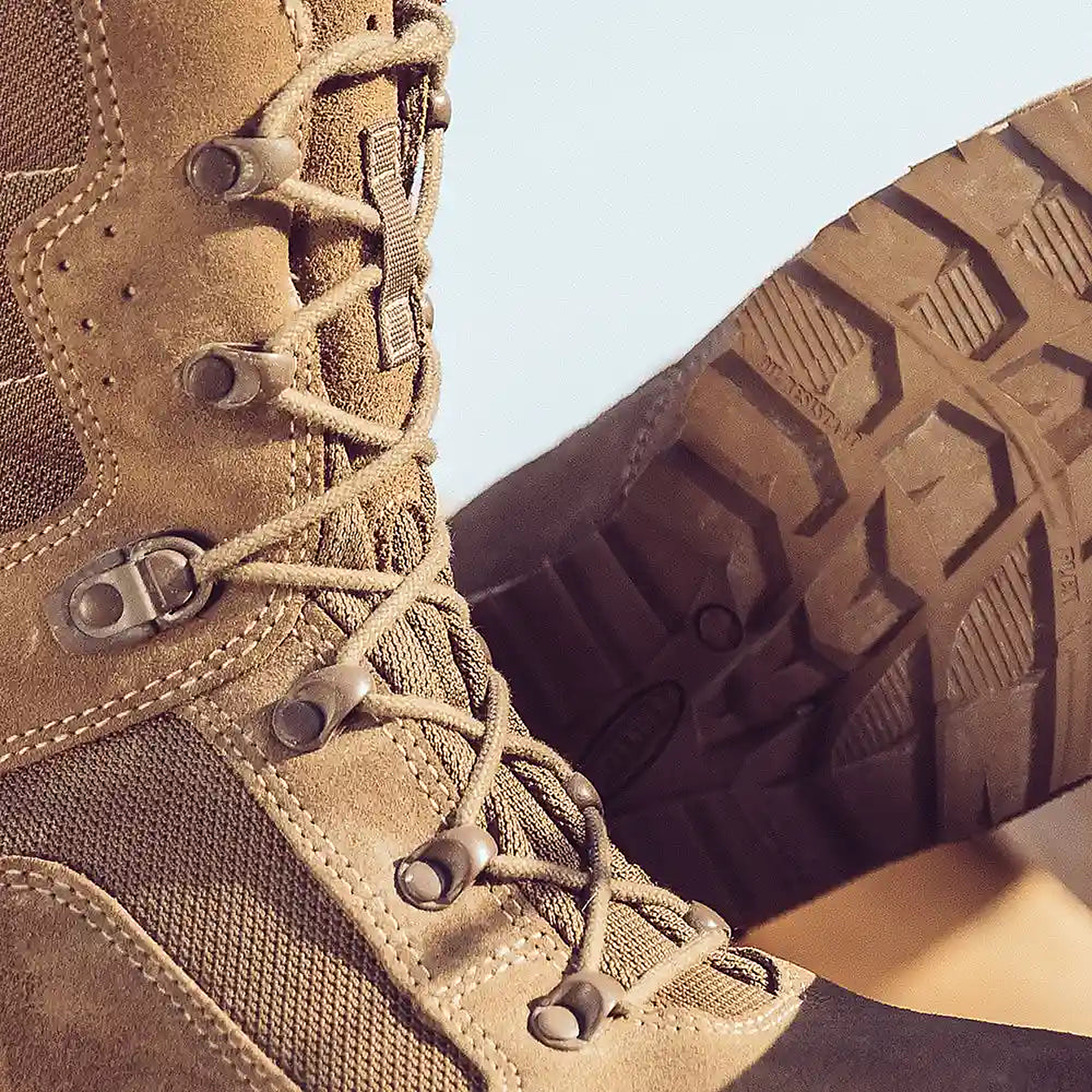 HAIX Combat Hero low-friction lacing
