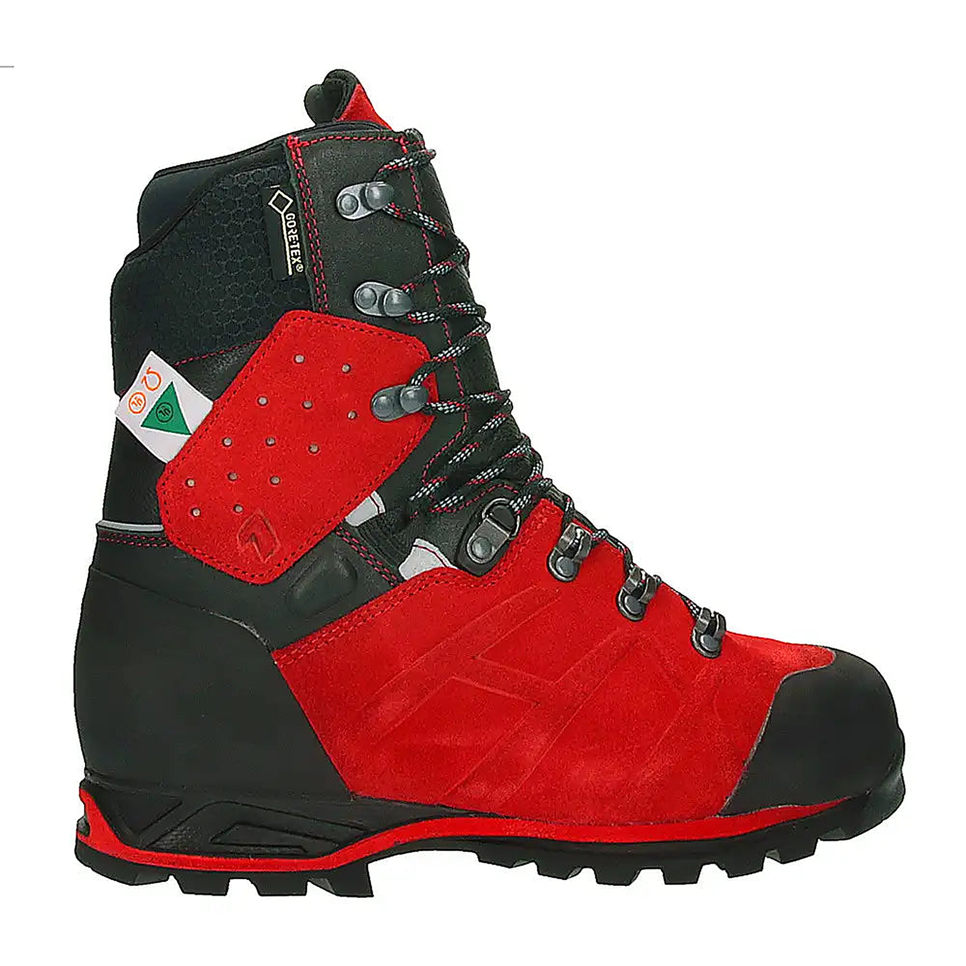 HAIX boot - Protector Signal Red Right Side View