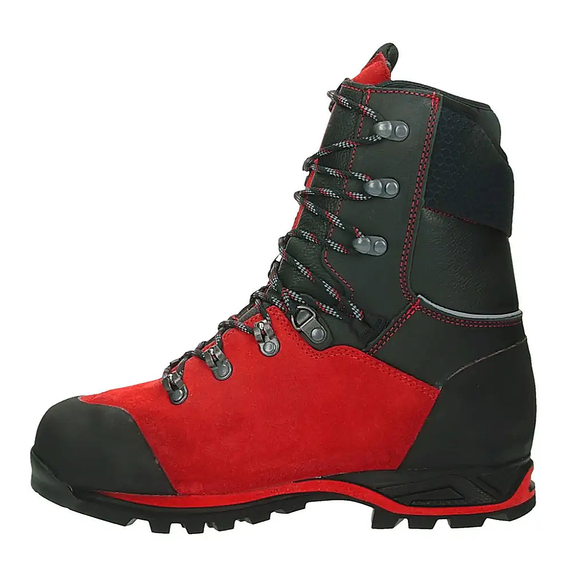 HAIX boot - Protector Signal Red Left Side View