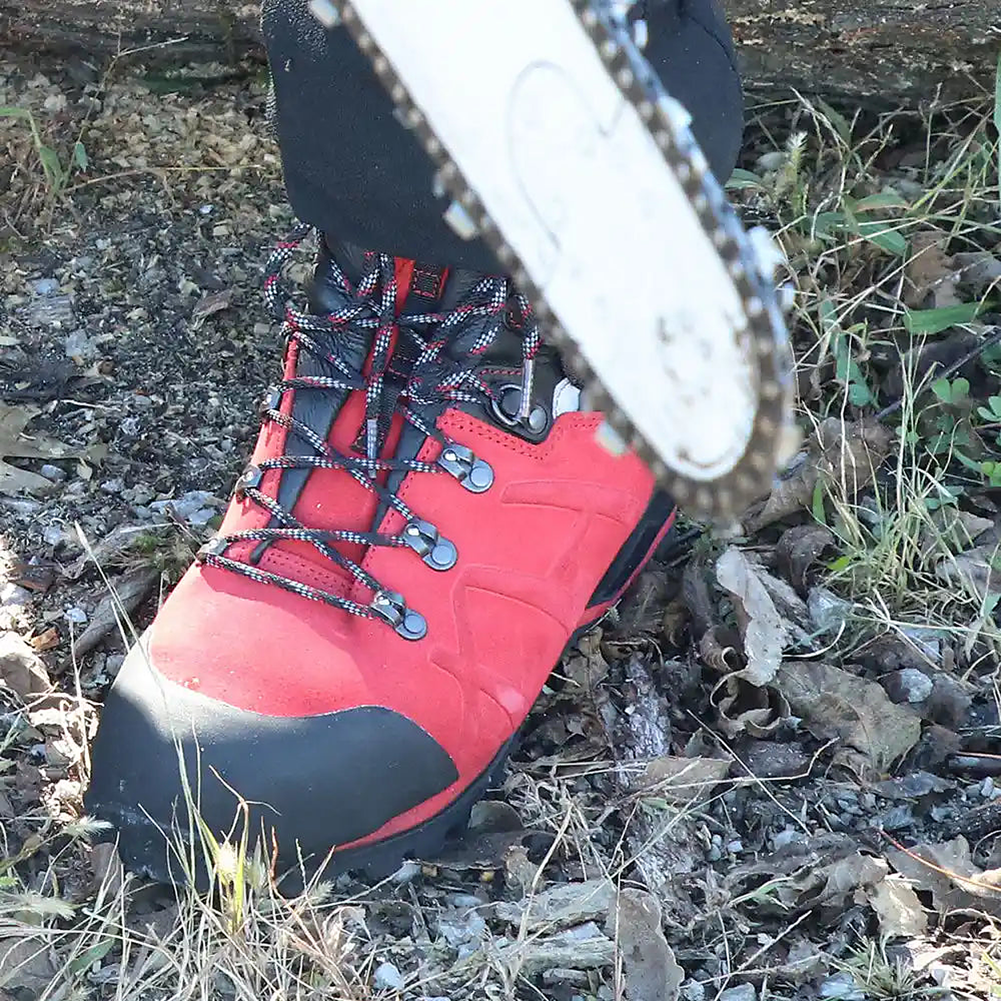 HAIX boot - Protector Signal Red European Cut Protection