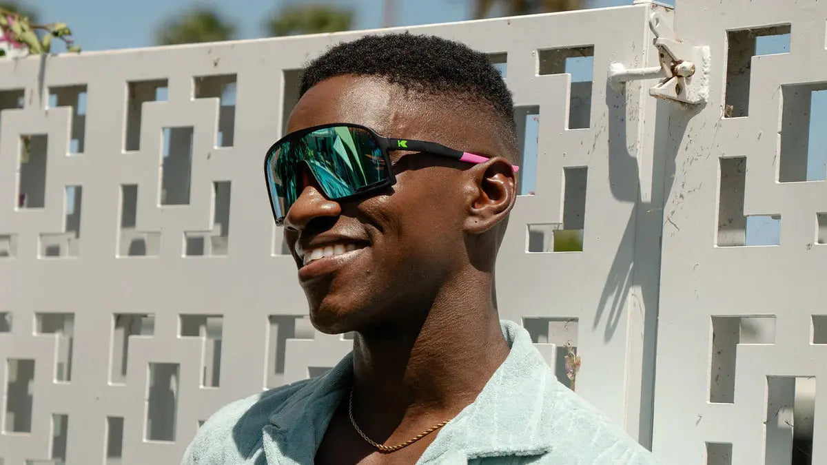 Hang Time Campeones - Knockaround Sunglasses - close-up detail