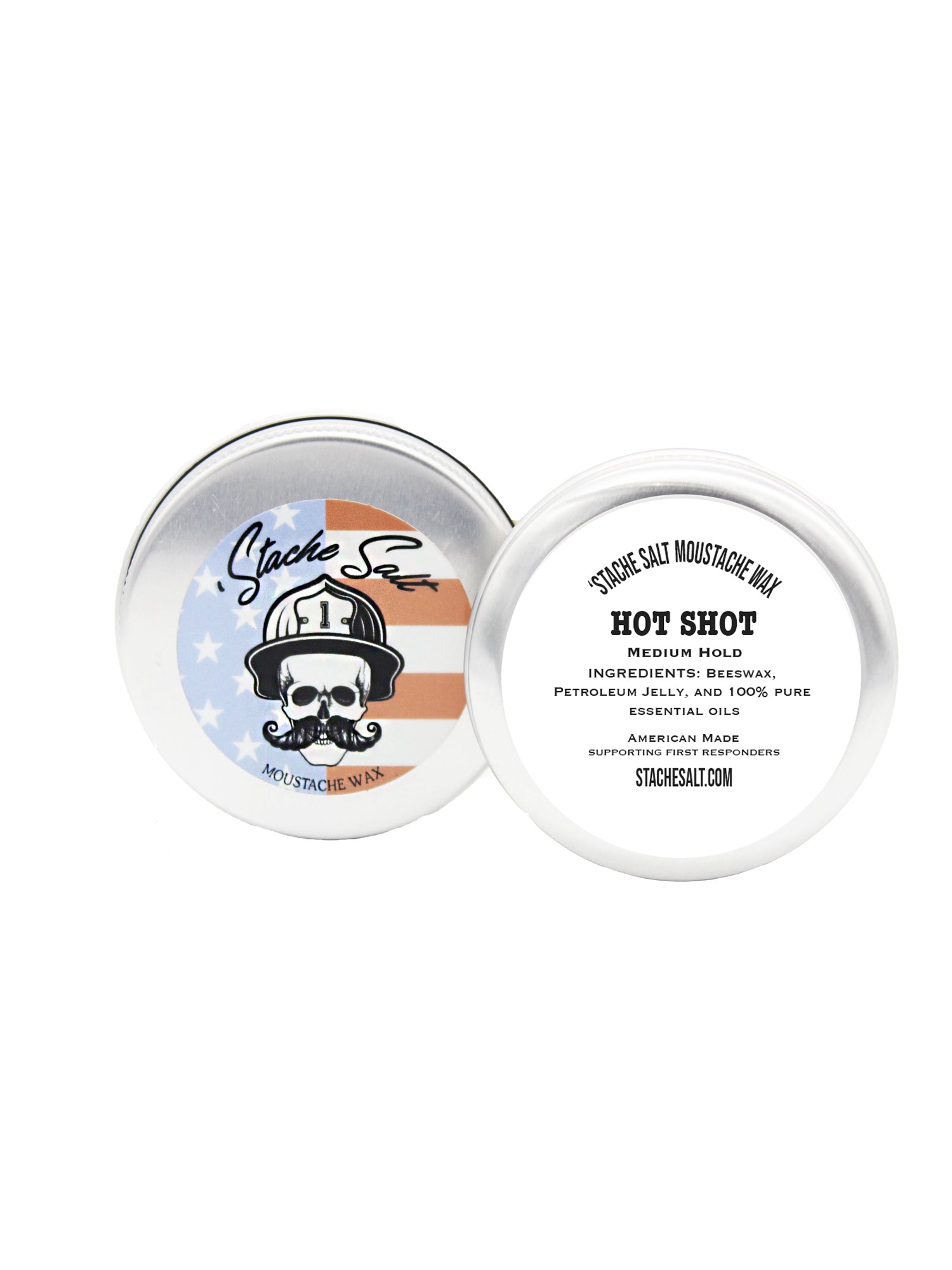 Stache Salt Hot Shot - Medium Hold Moustache & Beard Wax