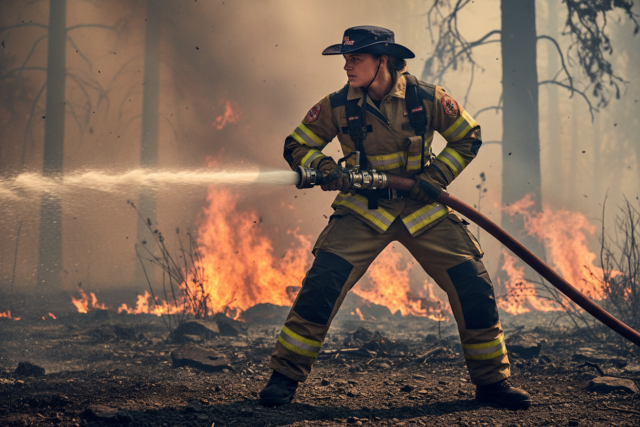 Boonie Hat - CAL FIRE Red Text