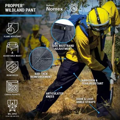 Dual-Compliant Wildland Station Pant ALL RISK UniformsCAL FIRE   ALL RISK Uniforms