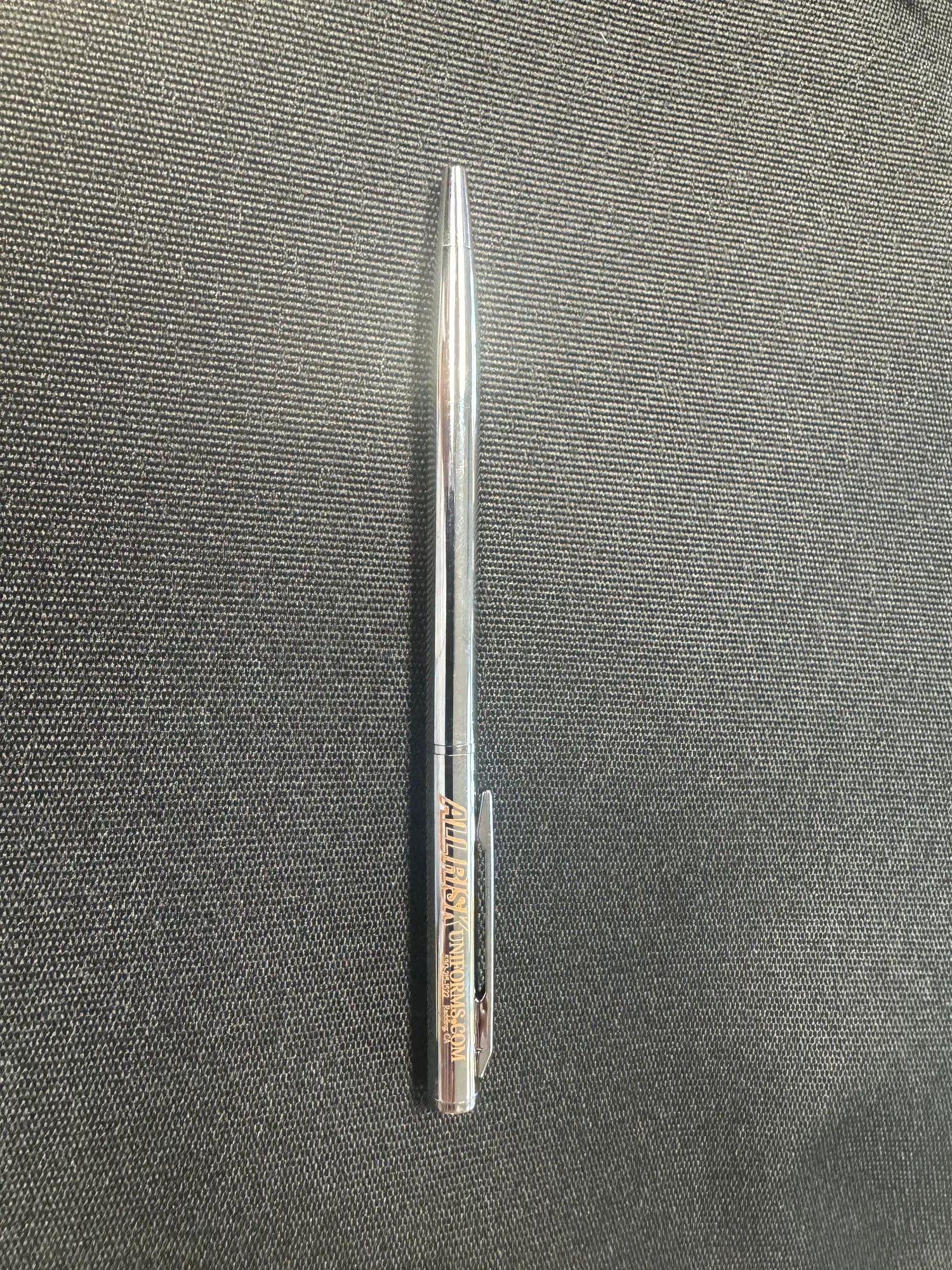 Silver Uniform Pen - brass insignia