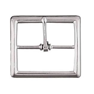 Silver Garrison Belt Buckle