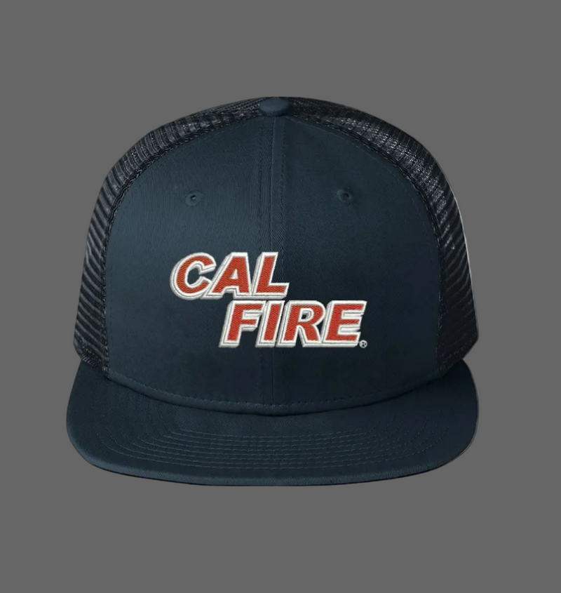 New Era 403 Snapback Hat - CAL FIRE Red Text ALL RISK UniformsCAL FIRE Hats  ALL RISK Uniforms