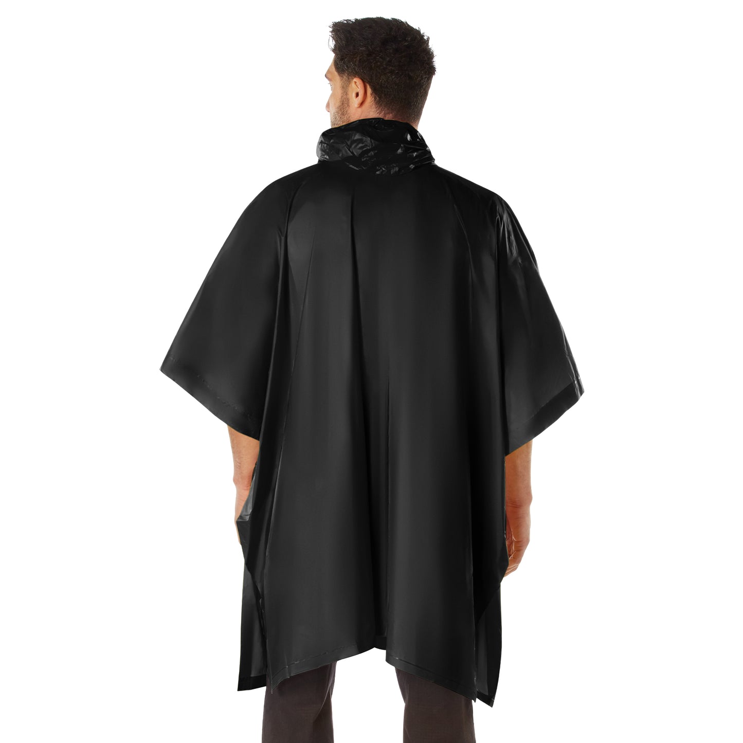 Rothco Vinyl Poncho - detail view