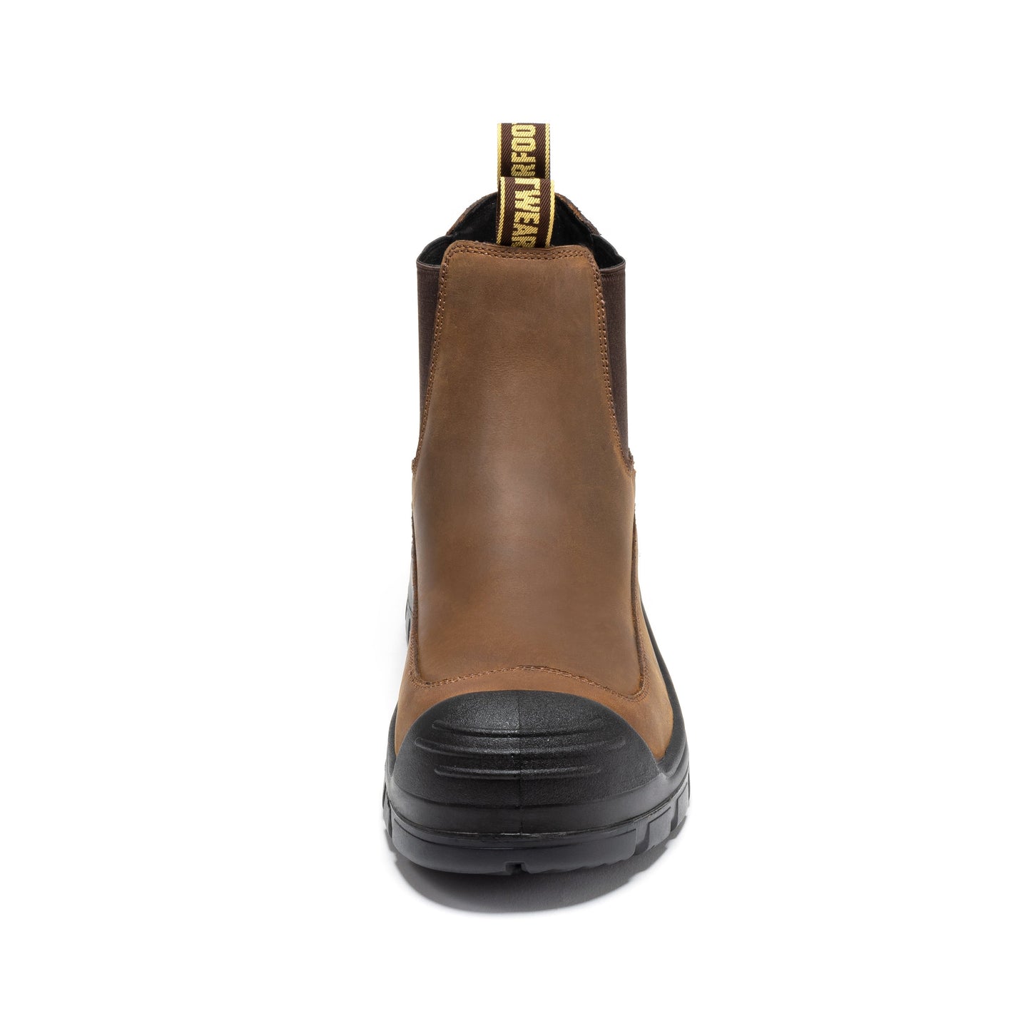 ROCKROOSTER Woodland Brown 6 inch Composite Toe Pull-on Leather Work Boots AK664 (5)