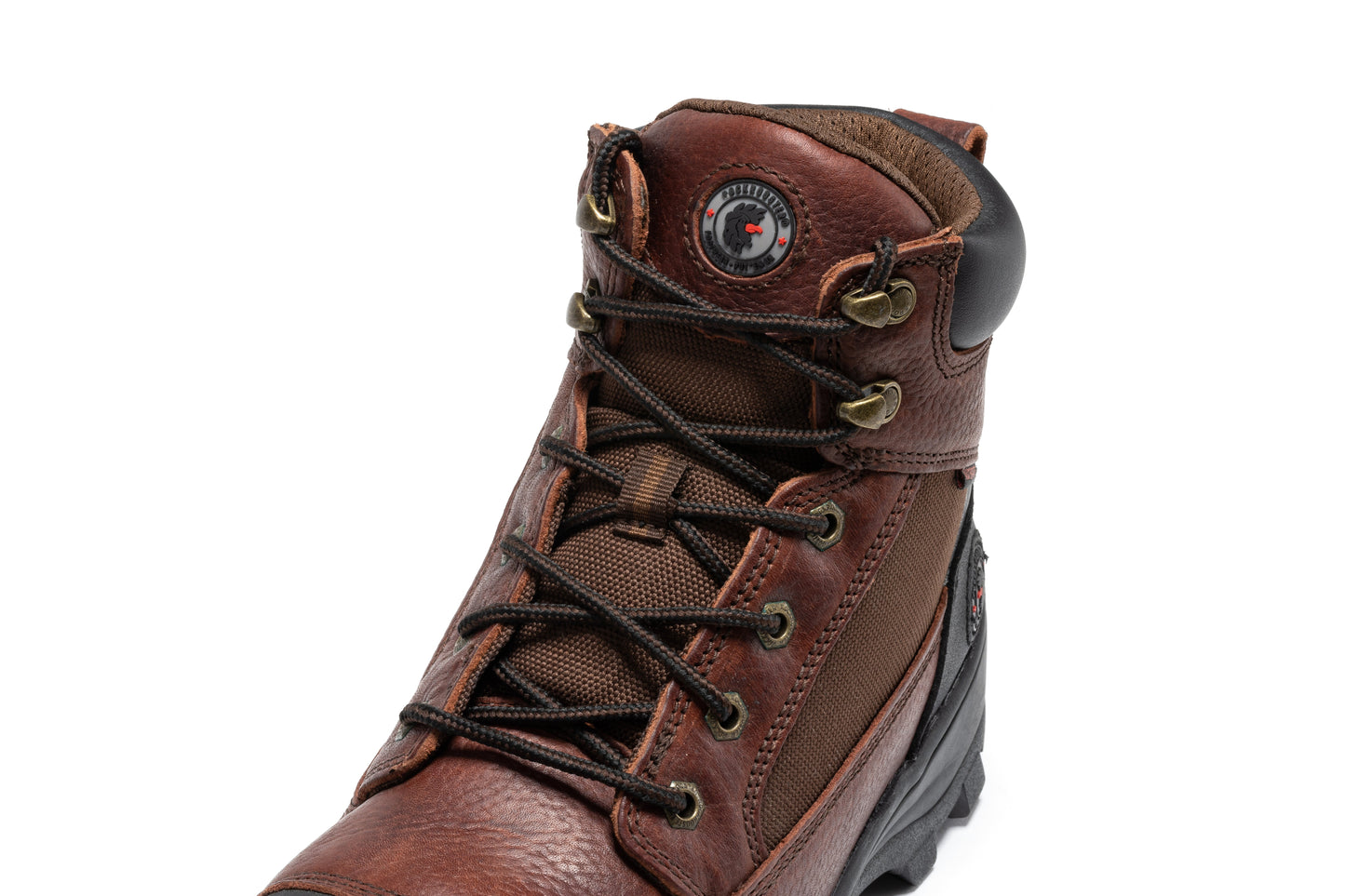 ROCKROOSTER Daviston 6 inch Brown Composite Toe Waterproof Work Boots AT872 (10)