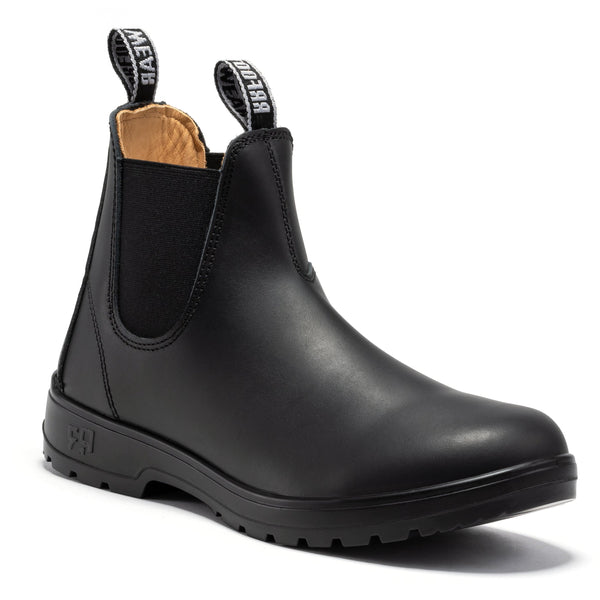 ROCKROOSTER 6 inch Soft Toe Pull on Leather Chelsea Work Boots AD120