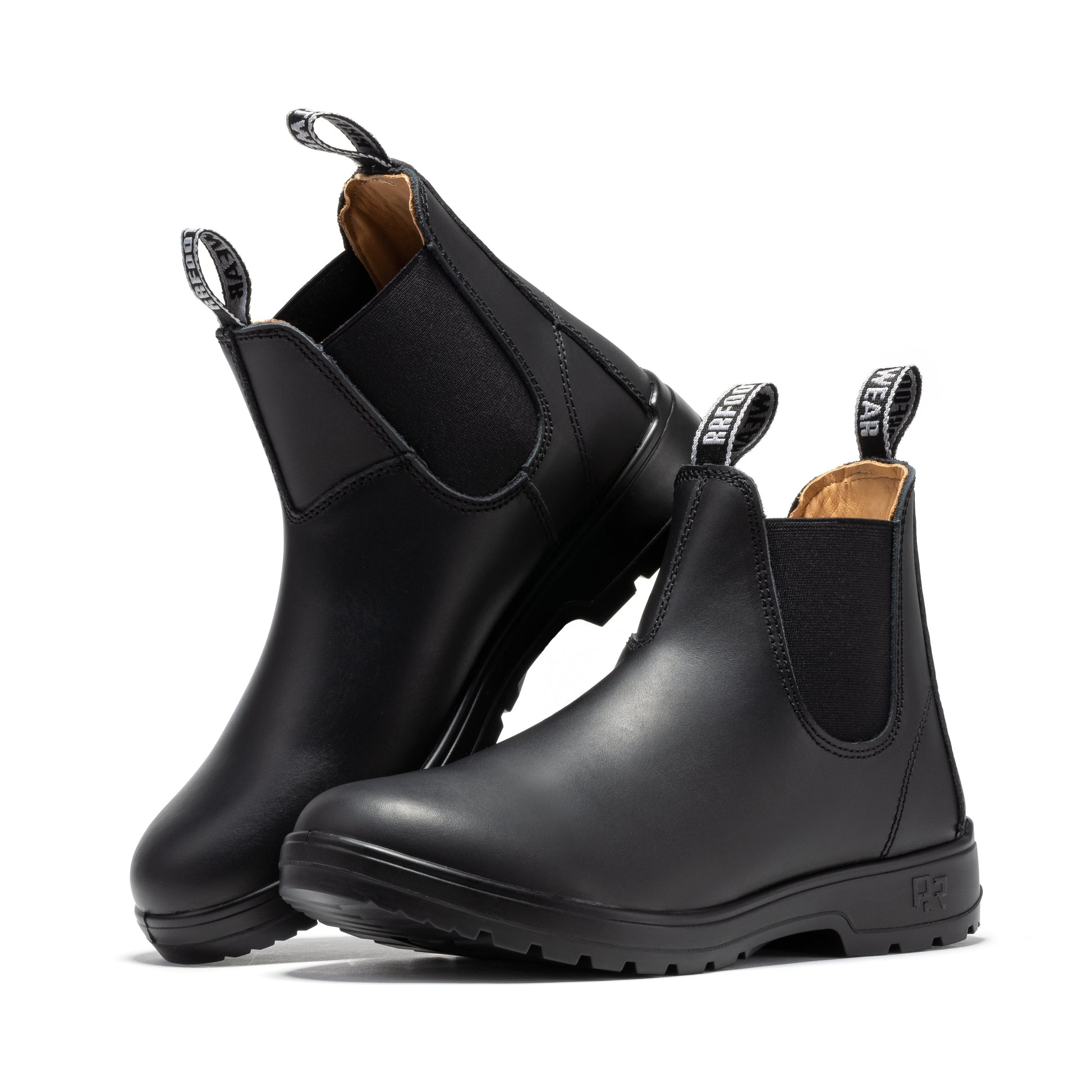 ROCKROOSTER 6 inch Soft Toe Pull on Leather Chelsea Work Boots AD120 (9)