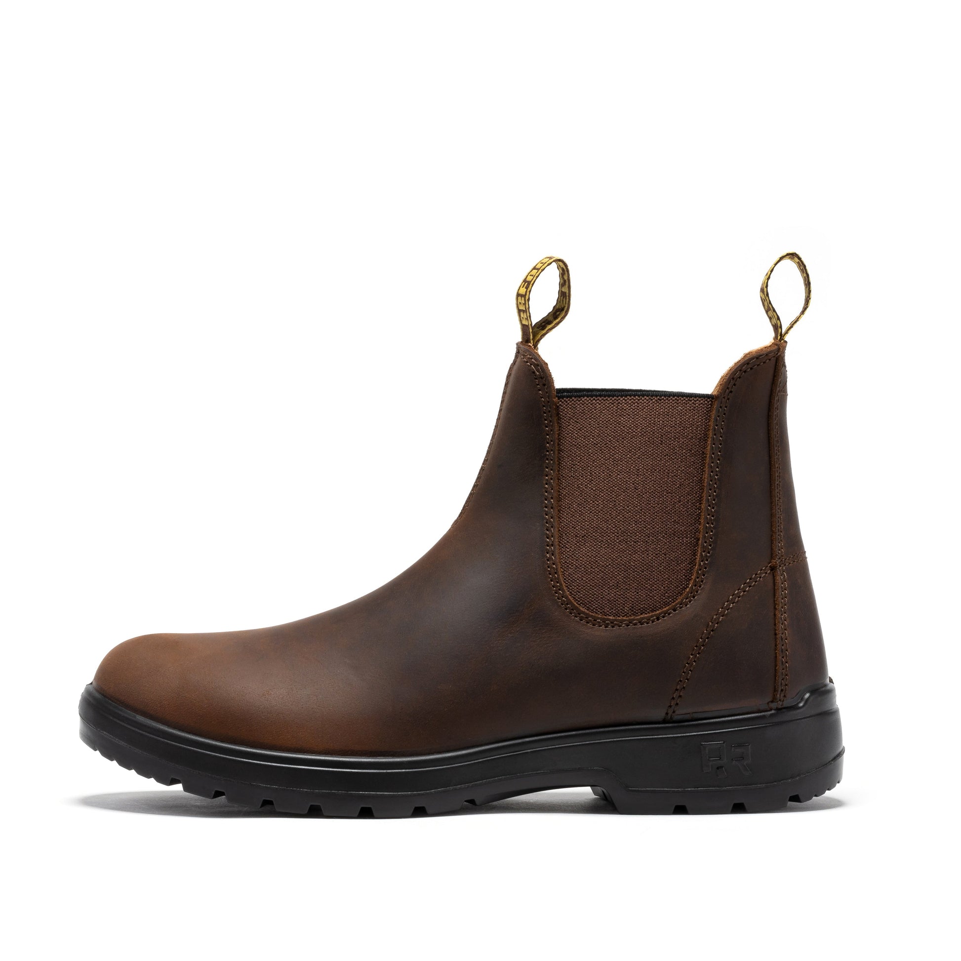 ROCKROOSTER 6 inch Soft Toe Pull on Leather Chelsea Work Boots AD120 (10)