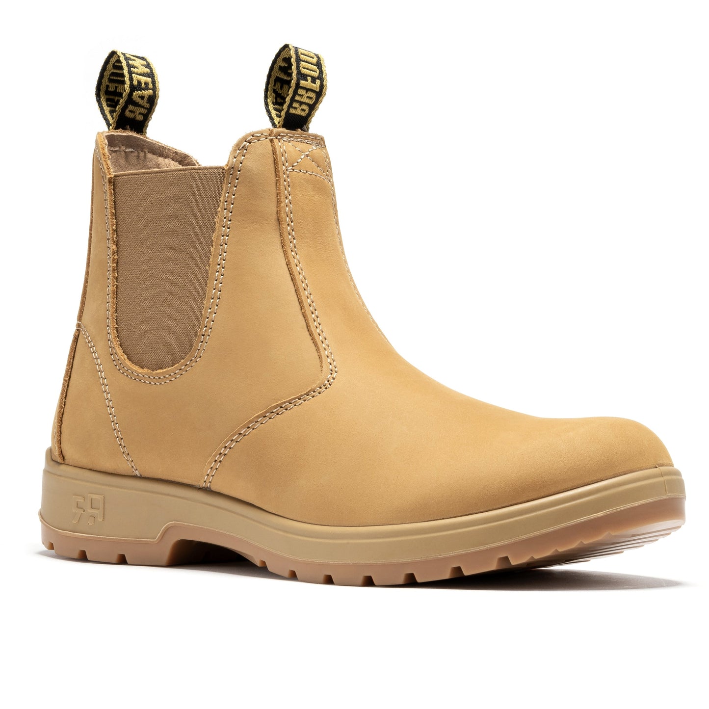 ROCKROOSTER 6 inch Soft Toe Pull on Leather Chelsea Work Boots AD100 (3)
