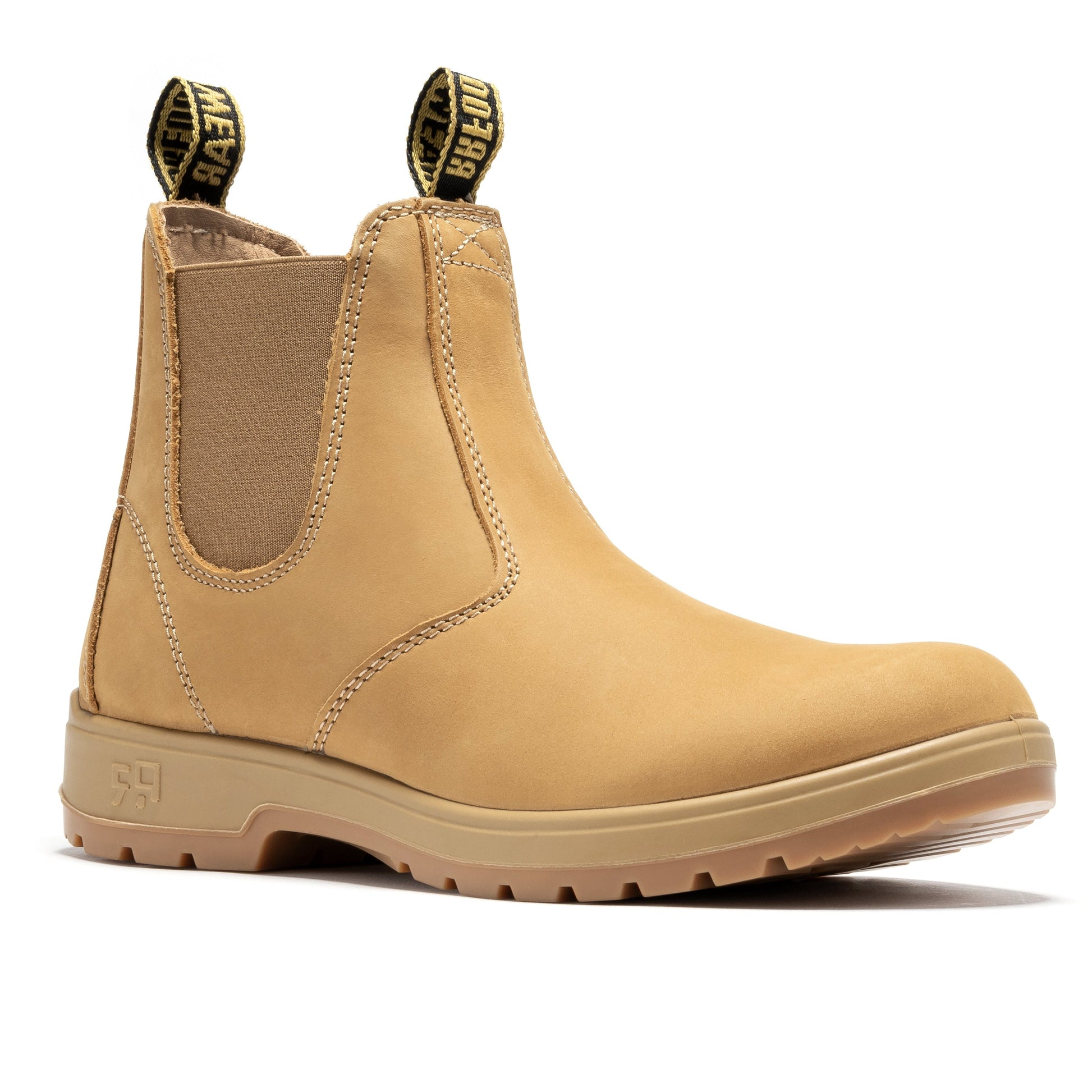 ROCKROOSTER 6 inch Soft Toe Pull on Leather Chelsea Work Boots AD100 (3)