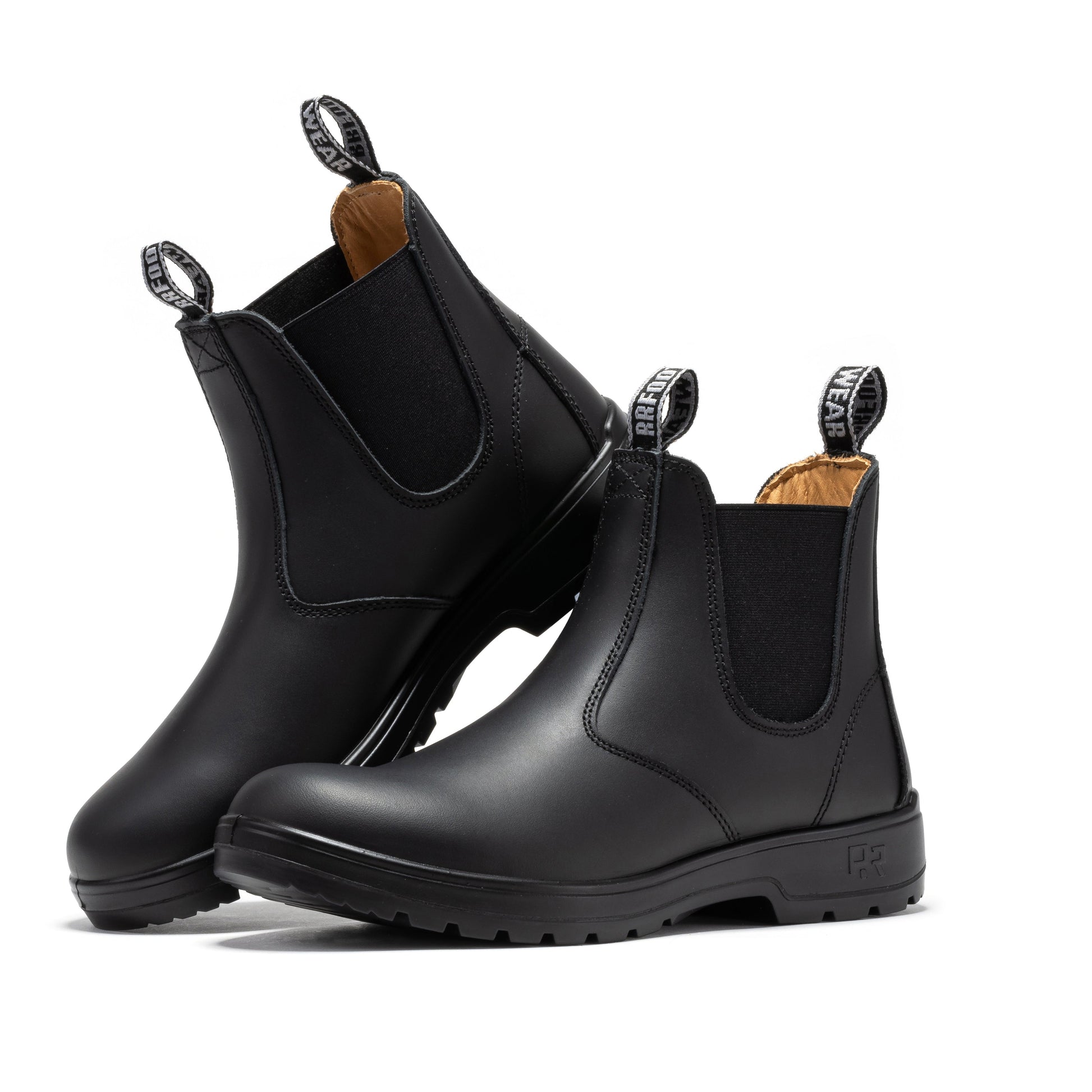 ROCKROOSTER 6 inch Soft Toe Pull on Leather Chelsea Work Boots AD100 (9)