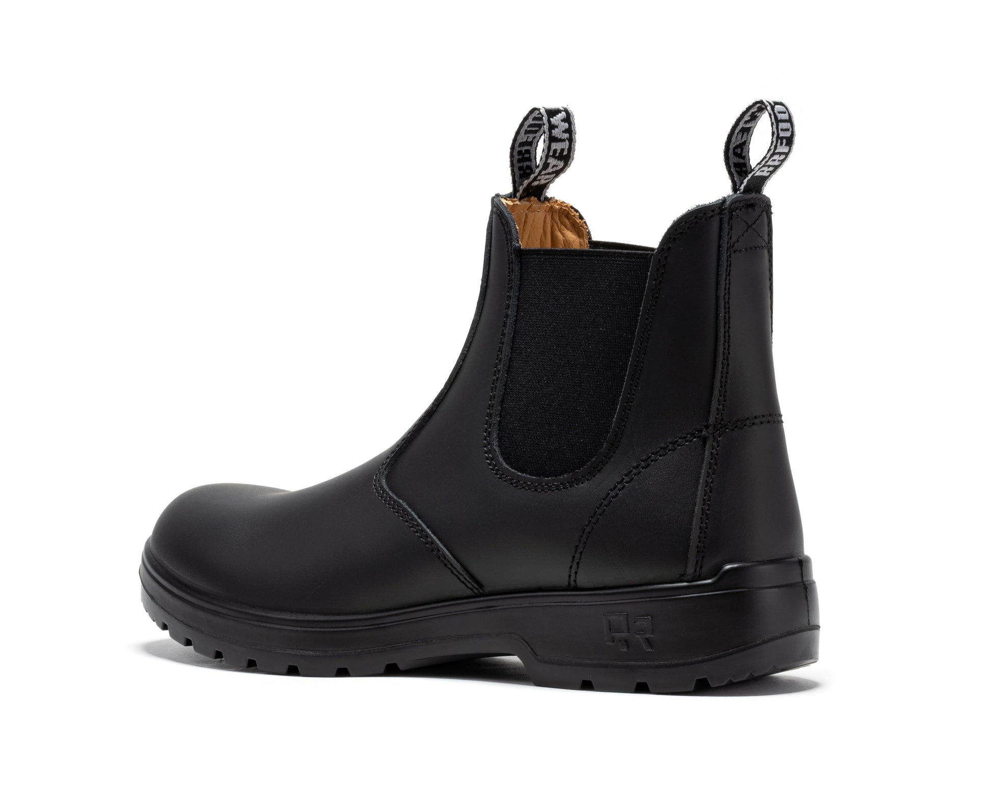 ROCKROOSTER 6 inch Soft Toe Pull on Leather Chelsea Work Boots AD100 (6)