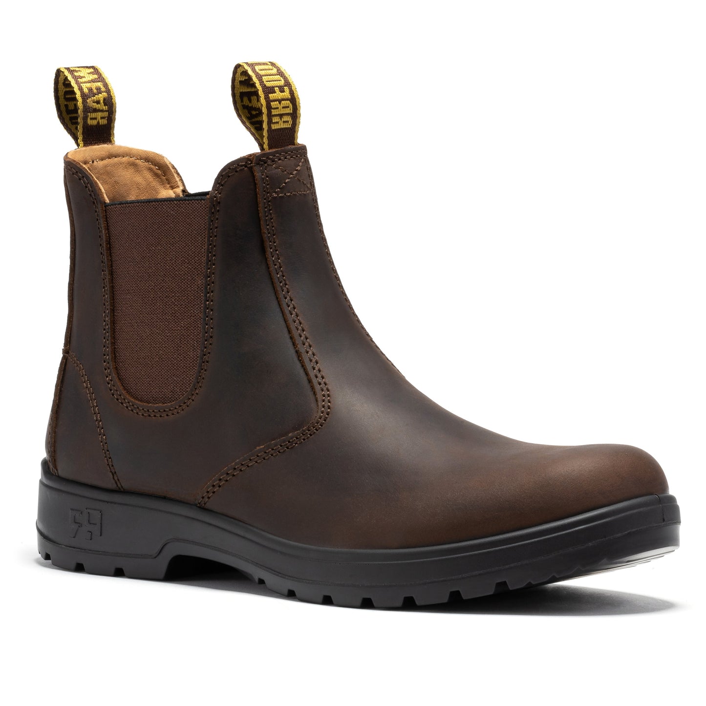 ROCKROOSTER 6 inch Soft Toe Pull on Leather Chelsea Work Boots AD100 (2)