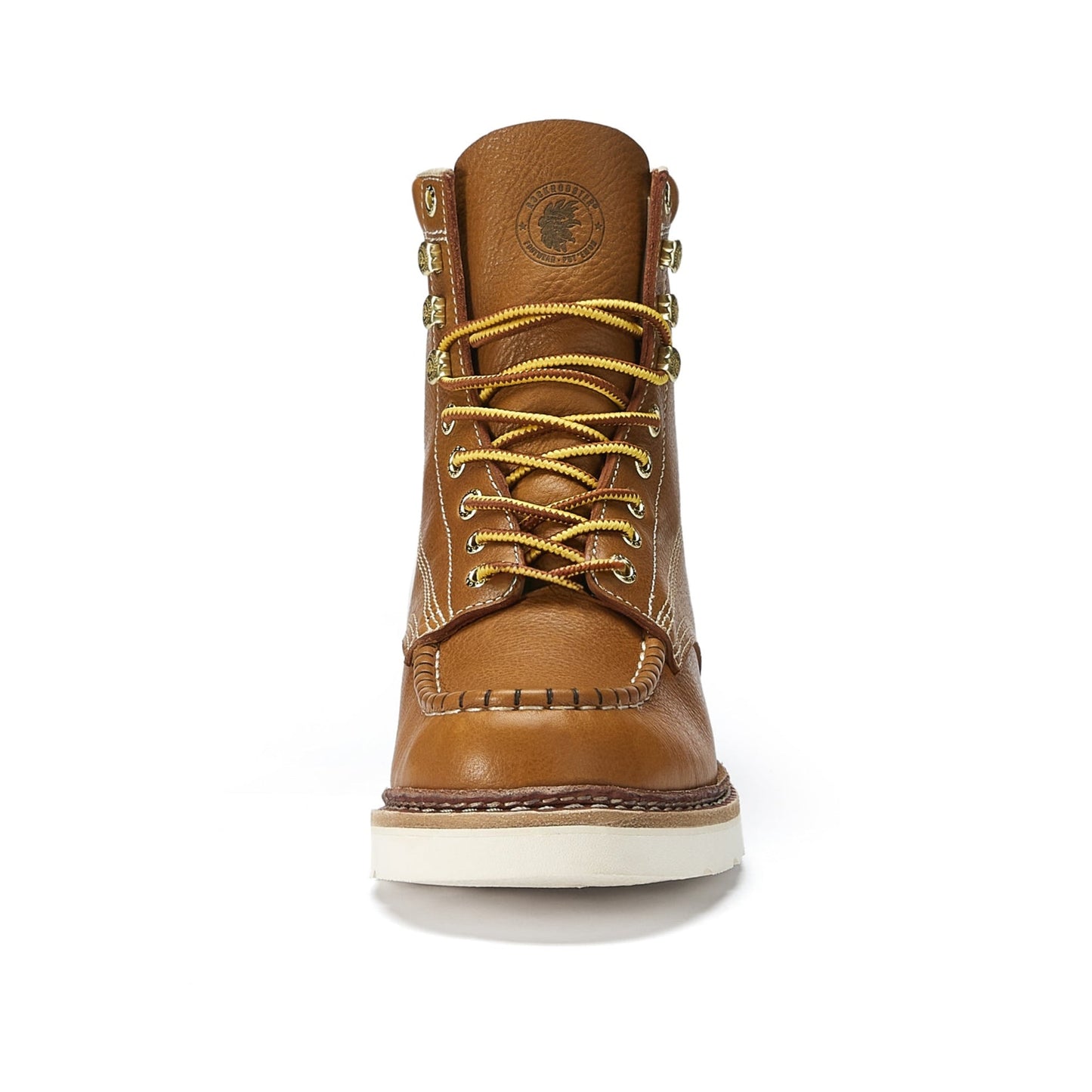 ROCKROOSTER Norwood Men's 6 inch Brown soft toe wedge work boots with Vibram® Outsole VAP611