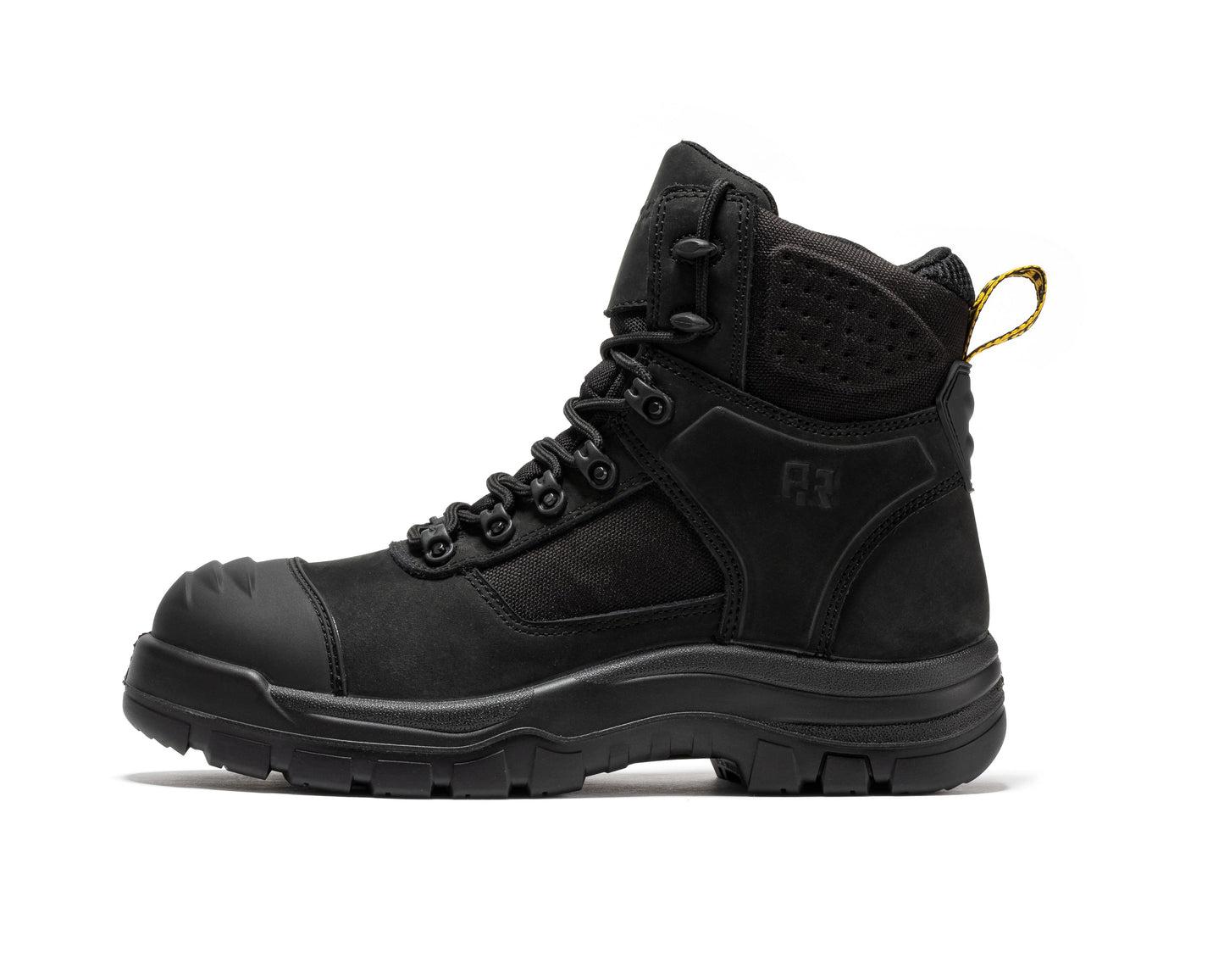 ROCKROOSTER Stowe Black 7 inch Composite Toe Leather Work Boots CP212BK (4)