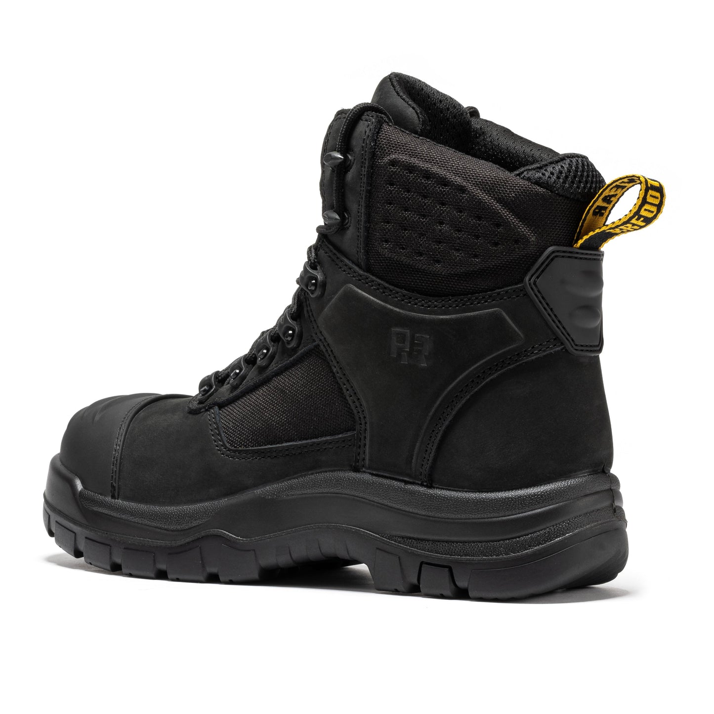 ROCKROOSTER Stowe Black 7 inch Composite Toe Leather Work Boots CP212BK (2)