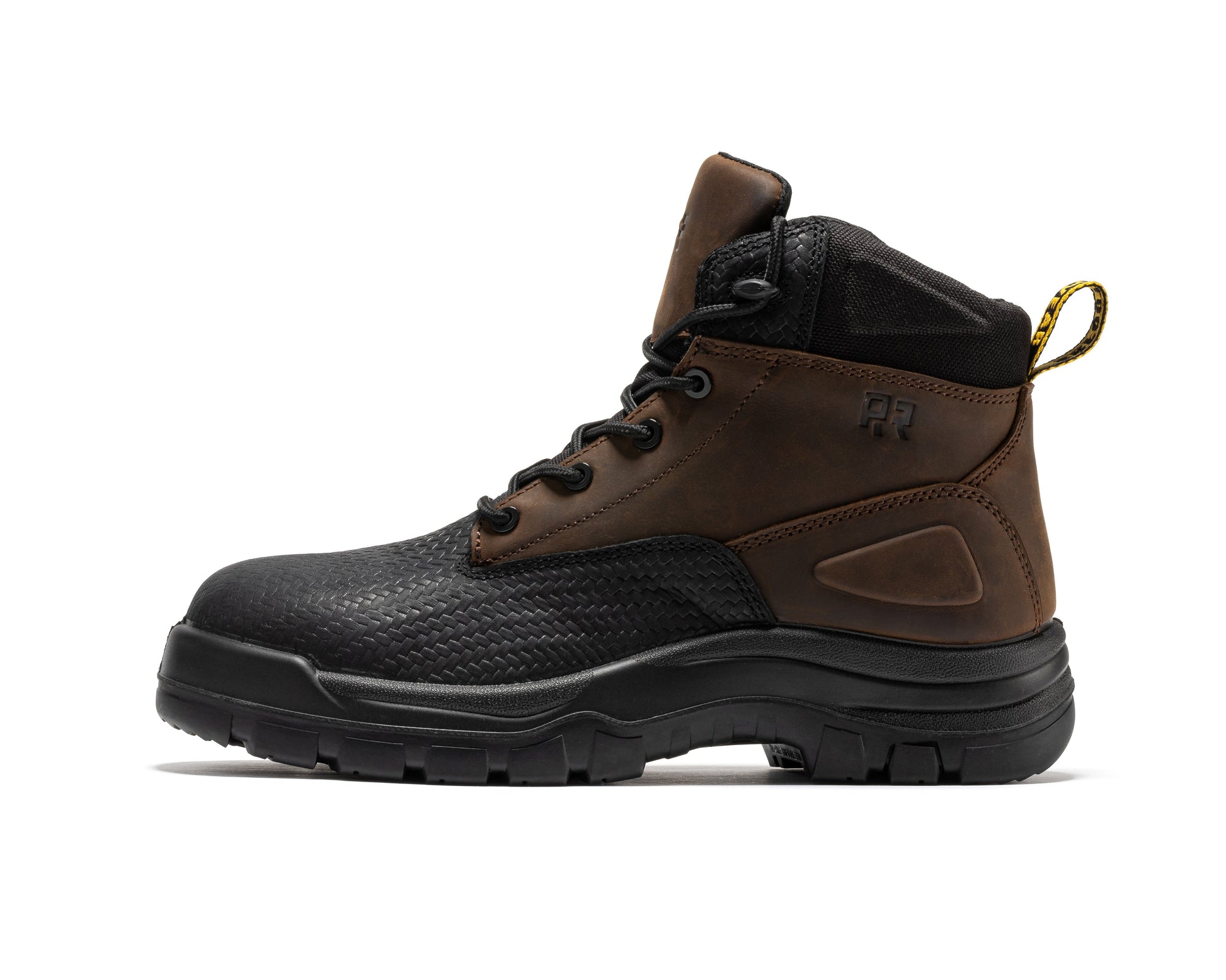 ROCKROOSTER Marfa Brown 6 Inch Waterproof Composite Toe Leather Work Boots CP210 (4)