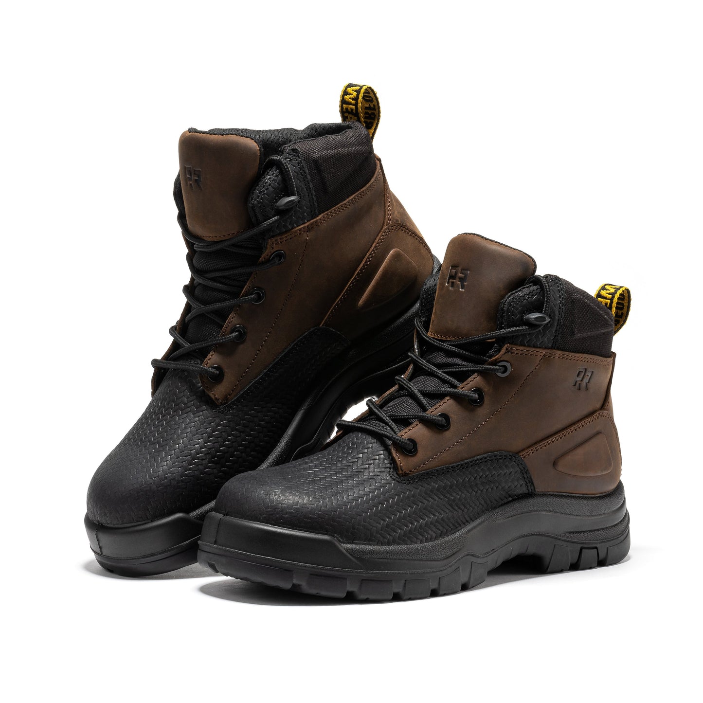 ROCKROOSTER Marfa Brown 6 Inch Waterproof Composite Toe Leather Work Boots CP210 (8)