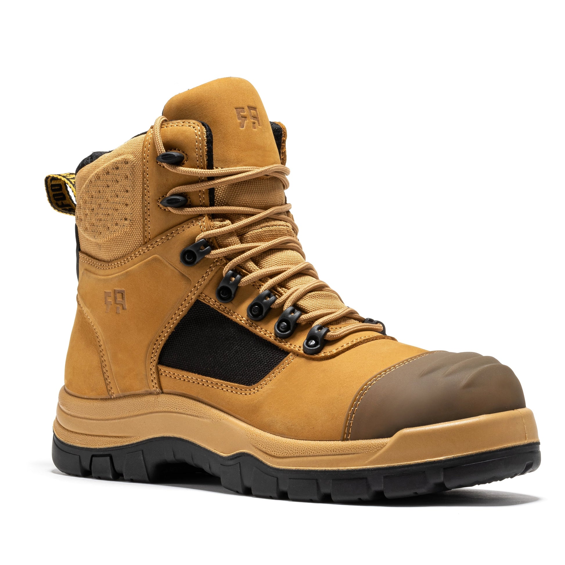 ROCKROOSTER Stowe Black 7 inch Composite Toe Leather Work Boots CP212BK (8)